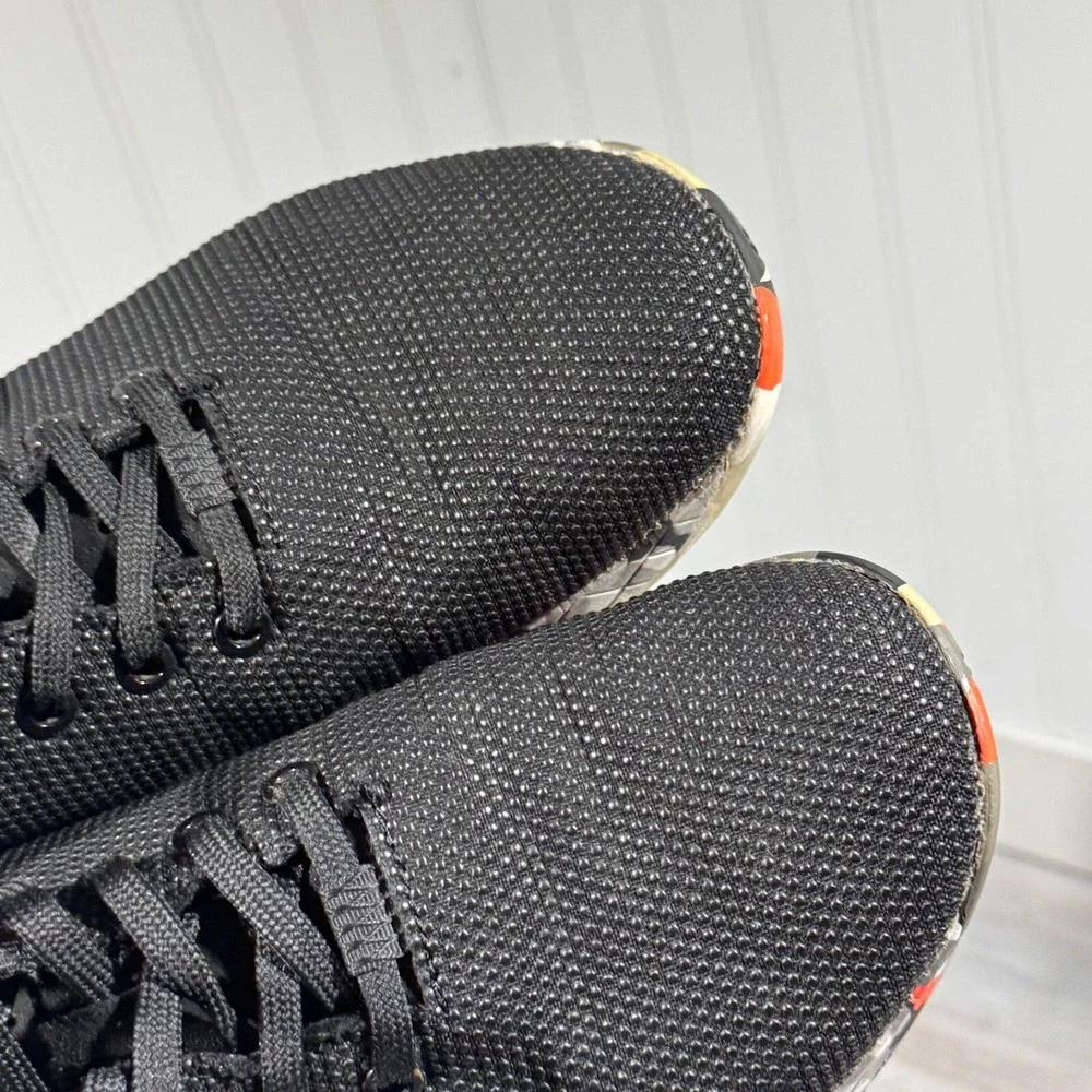 Nobull Superfabric Gun Athletic Trainer Shoes Sneakers Black‎ Red Mens Size 8.5